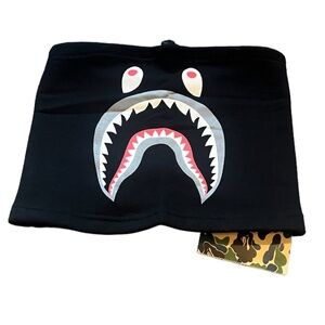 NWT BAPE Shark Neck Warmer Winter Unisex  Accessory‎